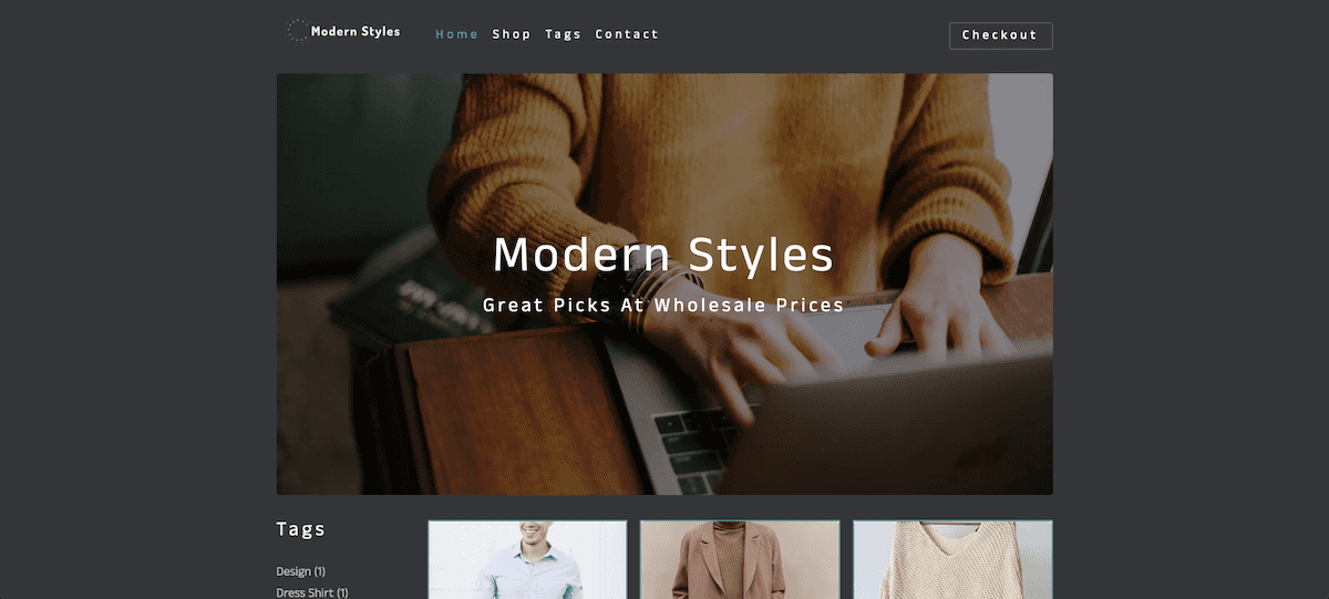 Modern Styles | Clothing E-Commerce 